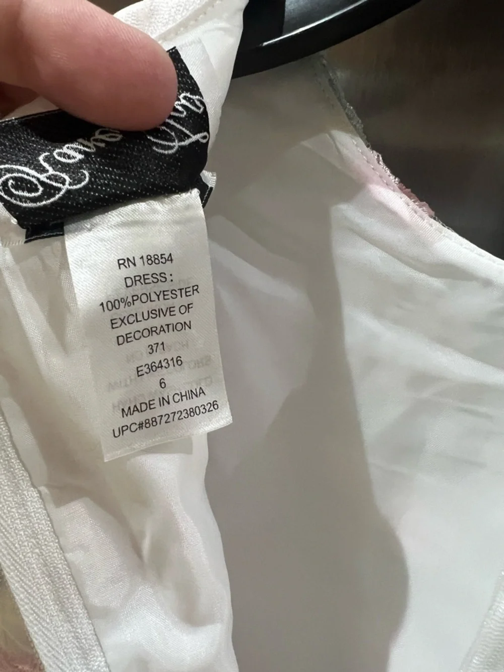 Rare Too Girls White Embroidered Floral Dress | Size 6